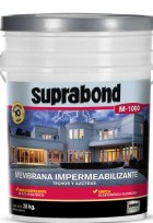 Membrana Suprabond Impermeabilizante Techos Y Azoteas M-1000 Blanca 14 Kg. Cod. Mbn M1000 14B