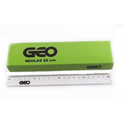 Regla Geo / Ito Cristal X 15 Cms.  Cod.R15C