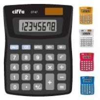 Calculadora Cifra De Escritorio DT   67 8 Digitos Negro Cod. Dt-67