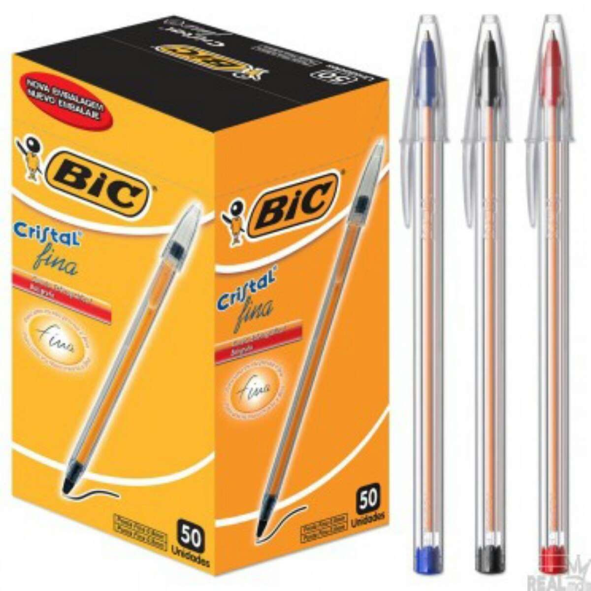 Bolígrafo Bic naranja negro