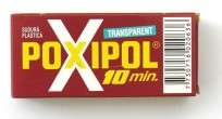 Adhesivo Poxipol Transparente 10 Min. x  16 Grs./14 Ml. Cod. 01453