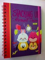 Agenda Perpetua  Ppr Solutions 16X21 Tsum Tsum  Espiralada Cod. Lagetsum/2