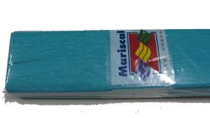 Papel Crepe Mariscal Turquesa Paq. x 10 Planchas Cod. Cr/10/10