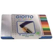 Lapices De Colores Giotto Supermina x 36 Largos Lata Cod. 236900Ot