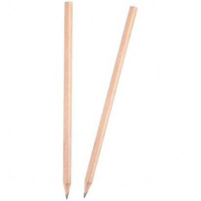 Lapiz Grafito Madera Natural Hexagonal Sin Timbre P/Publicidad 1 Bulto - 2880 Unid. Cod. 171990/b