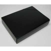 Caja Util Of Con Elastico Fibra Negra Lomo Nro. 8 Cod. C2608
