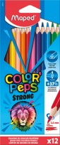 Lapices De Colores Maped Strong Cuerpo Plastico x 12 Largos Cod. 862712