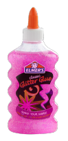 Adhesivo Elmers Glitter Glue 177 Ml. Rosa. Cod. 2048794