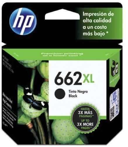 Cartucho Hewlett Packard 662 XL (CZ105AL) Negro Alto Rendimiento 6,5 Ml.  P/Deskjet Ink Advantage  1015/1515/1516/2515/2516/2545/2546/2645/2646/3515/3516/3545/3546/Advantage  4645 Cod. Ci-Hp-Z10500 - Red Librera