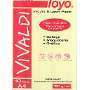 Papel Toyo Vivaldi A4 120 Grs. Amarillo x 10 Hjs. Cod. 17010004010
