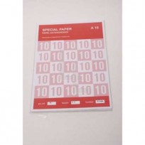 Etiqueta S. Paper Inkjet/Laser Ilustracion A4 - Hoja Entera 75 Grs. x 100 Hjs. Cod.SP.I. E.A. x 100 
