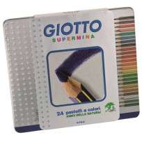 Lapices De Colores Giotto Supermina x 24 Largos Lata Cod. 236800Ot