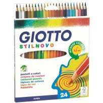 Lapices De Colores Giotto Stilnovo x 24 Largos  Cod. 256600Es