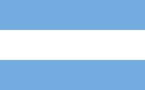 Bandera Argentina De Flameo Nuevo Milenio 450 X 720 Poliester 70 Grs. Sin Sol. Reforzada Cod.1014