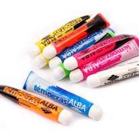 Tempera Alba x 8 Ml. x 10 Unid. Anaranjado Cod. 8300-082/8