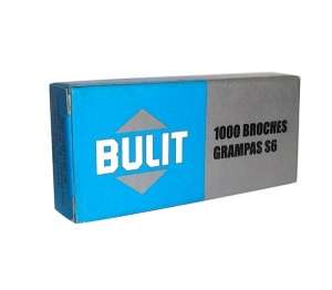 Broche Bulit Para Engrampadora S6 - 6 Mm. x 1000 Unid. Cod. Cab R 1000 N