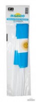 Bandera Plastica Argentina Nuevo Milenio  Nro. 3 Con Sol X 12 Unid. Cod.2251