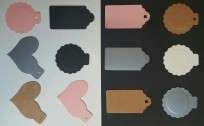 Etiqueta Artes En Imprenta Para Regaleria Rectangular 5 Cms. X 3,5 Cms.Color Crema X 30 Unid. Cod. 21776/R/Cr
