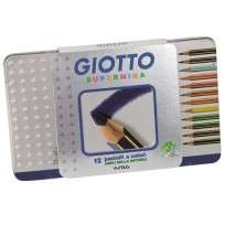 Lapices De Colores Giotto Supermina x 12 Largos Lata Cod. 236700Ot