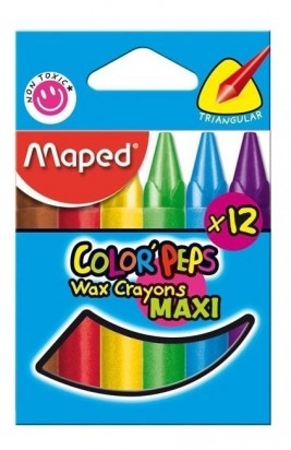 Crayon Maped Color Peps Maxi x 12 Unid. Cod. 861311
