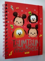 Agenda Perpetua  Ppr Solutions 16X21 Tsum Tsum  Espiralada Cod. Lagetsum