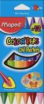 Crayon Maped Color Peps Al Oleo x 12 Unid. Cod. 864010