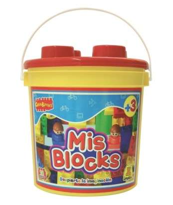 Juego Implas Bloques Y Construccion Mis Blocks-Balde Nenes Cod.178