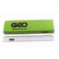 Regla Geo Cristal X 20 Cms.  Cod.R20C