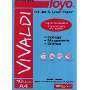 Papel Toyo Vivaldi A4 120 Grs. Cobalto x 10 Hjs. Cod. 17010004026