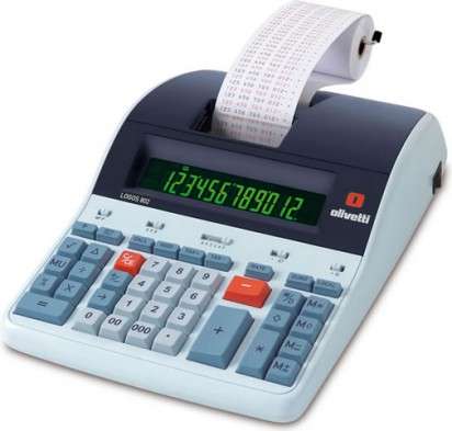 Calculadora Olivetti Logos 802 Con Impresor 12 Digitos Uso Intensivo Cod. 802