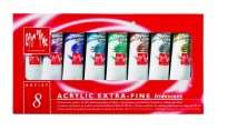 Acrilico Caran Dache Artist E/F Iridis 8 Colores 2704-408 Cod. 00302501408