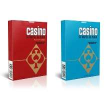 Naipes Casino Pocker Plastificado X 54 Cartas Fondo Lobito Cartulina Extra  Cod.114