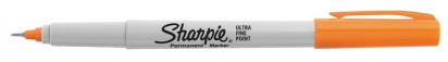 Marcador Permanente Sharpie Ultra Fino (0,5 Mm.) Naranja Cod. 2050601