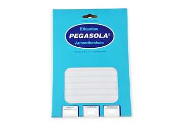 Etiqueta Pegasola - 23 x 33 Mm. Blanca Sobre x Hjs. Etiquetas C/U (540 Etiquetas) Cod.T8/30220/00 - Red Librera