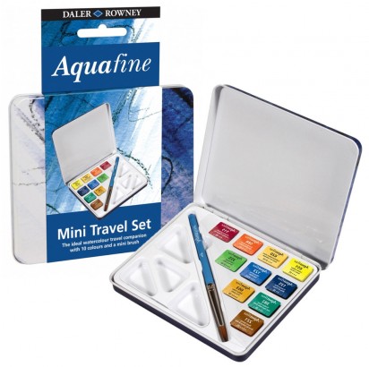 Acuarela Daler-Rowney Aquafine Lata 10 Colores Cod.131900910