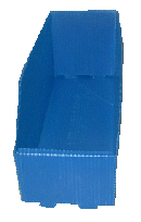 Exhibidor Materplast Plastico Nro. 2 - 30 x 11 x 11 Cms. Azul Cod. 1011