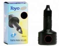 Tinta Para Sellos Toyo x 30 Cc. Negro  Cod. 19310020001