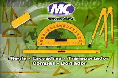 Compas  Mundo Cartografico De Alto Impacto Para Pizarron 37 Cm Con Ventosa De Goma Para Tiza Cod. T-007