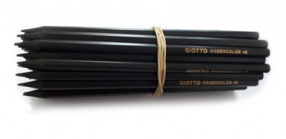 Lapiz Grafito Giotto Robercolor Hb Cuerpo Negro Bulto x 1500 Unid. Cod. 112101Sa