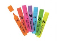 Resaltador Tratto Video Emotion Plano Exhibidor x 80 Unid. 8 Colores surtidos. Cod. F838600