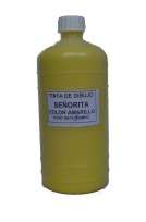 Tinta Para Dibujo Señorita X  500 Cc. Amarillo Cod.109-03-07