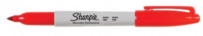 Marcador Permanente Sharpie Fino (0,9 Mm.) Rojo Cod. 1812766