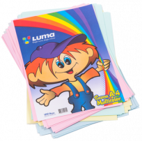 Resma Luma A4 Multicolor x 100 Hjs.  Cod. 22-05