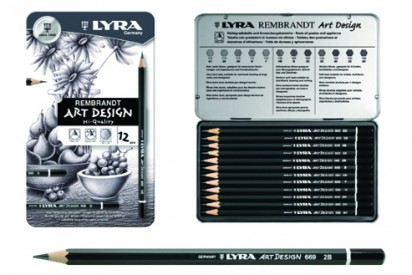 Lapiz Grafito Lyra Rembrandt Art-Design Lata x 12 Graduaciones. Cod. 1111120