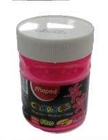 Tempera Maped Color Peps Pote x 200 Ml./250 Grs. Rosa Fluo Cod. 826578