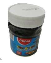 Tempera Maped Color Peps Pote x 200 Ml./250 Grs. Negro Oscuro Cod. 826615