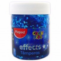 Tempera Maped Color Peps Effect Pote x 200 Ml./250 Grs. Silver Stars In A Blue Sky Cod. 826950