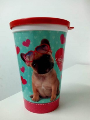 Vaso Plastico 16 Oz Studio Pets Diseño 2 Cod.Bva16Pet2