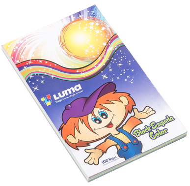 Block Luma Esquela Multicolor x 100 Hjs. 70 Grs, Cod. 23-11