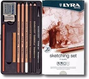 Lapices De Colores Lyra Rembrandt Para Bocetar Set x 11 Piezas Cod. 2051110